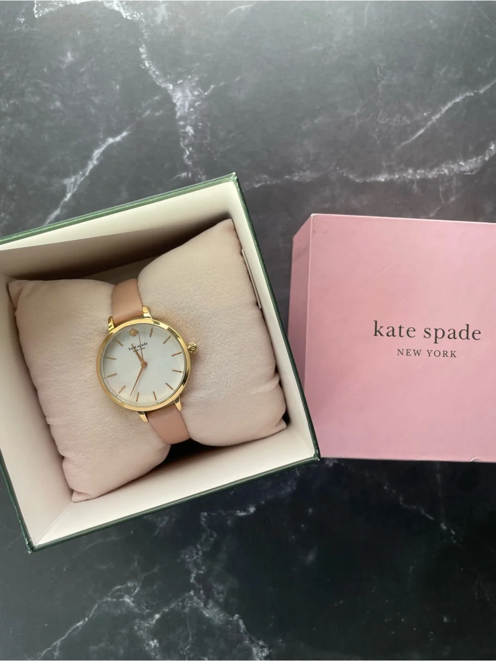 New Kate Spade New York Blush Pink Leather Watch